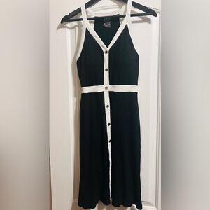 OGL Black and White Midi Dress